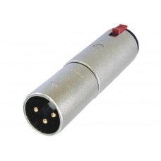 3-PIN XLR MANNELIJK NAAR STEREO 1/4" JACK MET VERGRENDELING