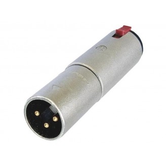 3-PIN XLR MANNELIJK NAAR STEREO 1/4" JACK MET VERGRENDELING