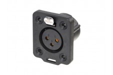 NEUTRIK- 3-POLIG XLR-CHASSISDEEL - VROUWELIJK - HEAVY-DUTY - TRUE OUTDOOR PROTECTED (TOP)
