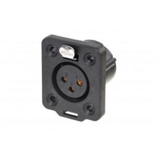 NEUTRIK- 3-POLIG XLR-CHASSISDEEL - VROUWELIJK - HEAVY-DUTY - TRUE OUTDOOR PROTECTED (TOP)