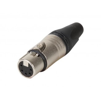 NEUTRIK - XLR KABELDEEL, 5-POLIG VROUWELIJK, VERZILVERD, VERNIKKELD (=NC5FXX)