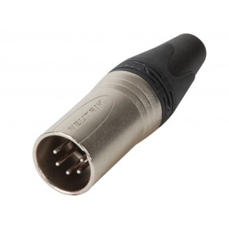NEUTRIK - XLR KABELDEEL, 5-POLIG MANNELIJK, VERZILVERD, VERNIKKELD