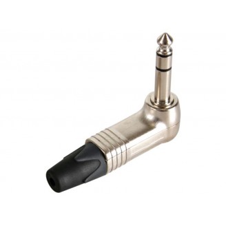 NEUTRIK - JACK PLUG CONNECTOR, 3-POLIG MANNELIJK, 6.3mm, 90°, VERNIKKELD