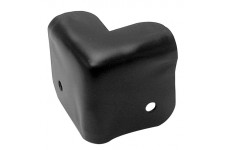 BESCHERMING VOOR LUIDSPREKERBEHUIZING, ZWART METAAL, 38 x 38mm x 90°