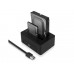 USB 3.2 Gen1 naar 2.5" en 3.5" SATA dual hard drive docking station