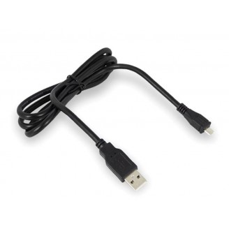 USB 2.0 oplaad/datakabel A male - micro B male 1 meter