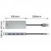 USB 3.1 hub met 4 poorten en externe voedingsadapter