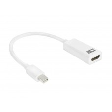 Adapterkabel Mini DisplayPort mannelijk - HDMI-A vrouwelijk - 0.15 m