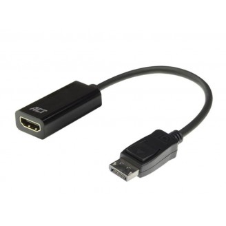 DisplayPort mannelijk naar HDMI vrouwelijke adapter - 4K @ 30 Hz - 0.15 m