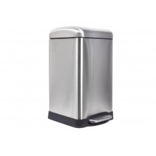 Urban afvalbak - 20 l - Vierkant - Metalen borstel