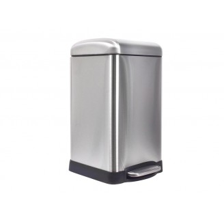 Urban afvalbak - 20 l - Vierkant - Metalen borstel