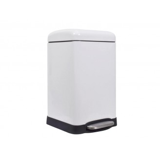 Urban afvalbak - 20 l - Vierkant - Wit mat