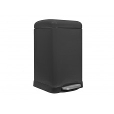 Urban afvalbak - 20 l - Vierkant - Zwart mat