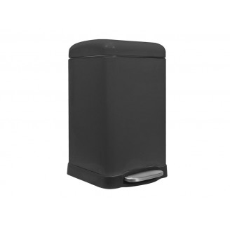 Urban afvalbak - 20 l - Vierkant - Zwart mat