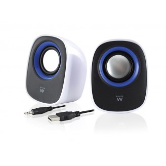 2.0 Stereo luidsprekerset voor pc en laptop, USB-voeding