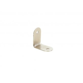 BESCHERMING VOOR LUIDSPREKERBEHUIZING - WIT METAAL - 19 x 32 mm x 90° - 10 st. per verpakking