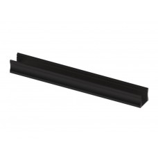 SLIMLINE 15 mm - ALUMINIUM PROFIEL VOOR LEDSTRIP - GEANODISEERD ZWART - 2 m