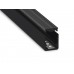 SLIMLINE 15 FL - ALUMINIUM PROFIEL VOOR LEDSTRIP - HIGH EFFICIENCY - ZWART - PREMIUM KWALITEIT