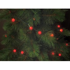 Cherry Light LED - 12 m - 120 rode lampjes - groene draad - 24 V