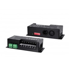 HOOGVERMOGEN DMX-CONTROLLER VOOR LED-STRIPS - 4 KANALEN