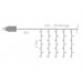 RANA LED  - 2 x 1.3 m - 150 leds - warmwit - transparante kabel - 24 V