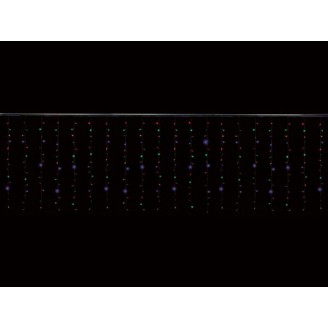 Cascade Light LED - 4 x 1.3 m - 300 leds - veelkleurig - transparante kabel - 24 V