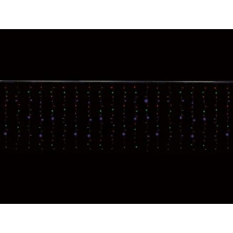 Cascade Light LED - 4 x 1.3 m - 300 leds - veelkleurig - transparante kabel - 24 V