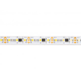 Flexibele digitale LED strip - wit 3000K - 84 LED's/m - 84 pixels/m - 5 m - 12V - IP20 - CRI90