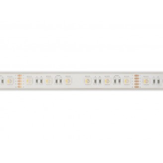 FLEXIBELE LEDSTRIP - 1 CHIP RGB EN WIT 2700K - 60 LEDs/m - 5 m - 24 V - IP68