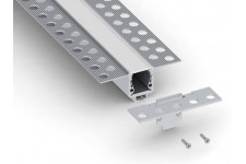 Eindkap voor gipsplaatprofiel RSL15 US, zonder kabelgat - 1 st. Eindkap voor gipsplaatprofiel RSL15 US, zonder kabelgat - 1 st.