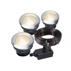 GARDEN LIGHTS - LARCH SET - INBOUWSPOT - 12 V - 30 lm - 1 W - 3000 K