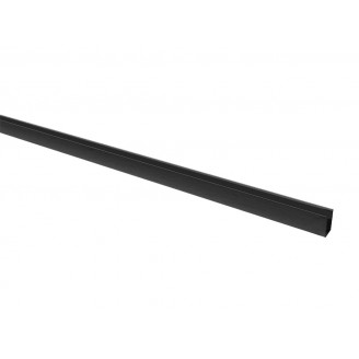 Zwart aluminium profiel voor E24F183RGB LED-strip - 2m