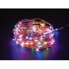Microlight LED - 12 m - 120 veelkleurige lampen - koperdraad - 4,5 V