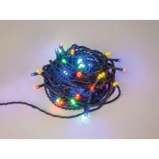 Maxilight LED - 8 m - 120 multicolor lampen - groene draad
