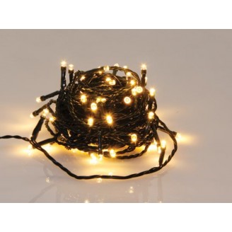 Maxilight LED - 8 m - 120 warm witte lampen - groene draad