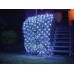 Netlight LED - 2 x 2 m - 144 witte lampen - zwarte draad - 36 V