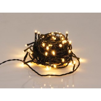 Novalight LED - 12 m - 80 warm witte lampen - groene draad