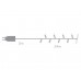 Novalight LED - 24 m - 160 warm witte lampen - groene draad