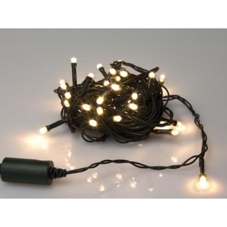 Novalight LED - 6 m - 40 warm witte lampen - groene draad