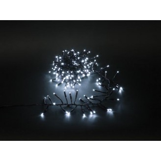 Playlight Firework LED - 2.8 m - 240 leds - wit - groene kabel - modulator - 24 V
