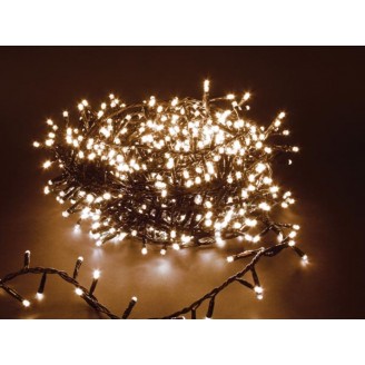 Shimmerlight LED - 16 m - 740 arizona witte lampen - groene draad - modulator - 24 V