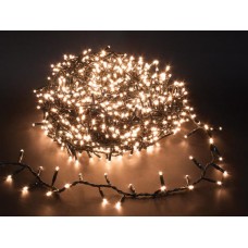 Shimmerlight LED - 34 m - 1500 arizona witte lampen - groene draad - modulator - 24 V