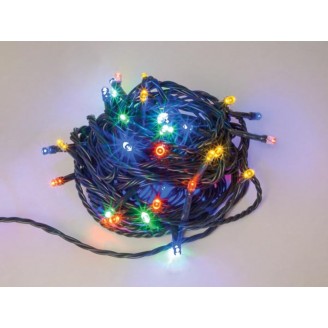 Shimmerlight LED - 34 m - 1500 leds - veelkleurig - groene kabel - modulator - 24 V