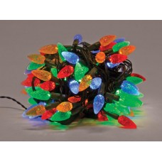 Strawberry Light LED - 12 m - 120 veelkleurige lampen - groene draad - 24 V