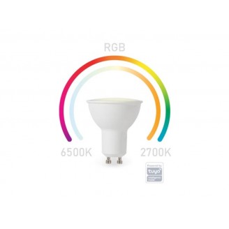 SMART WIFI RGB-LAMP - KOUDWIT & WARMWIT - GU10