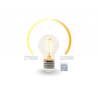 SMART WIFI-LEDLAMP - WARMWIT & INTENS WARMWIT - E27 - A60