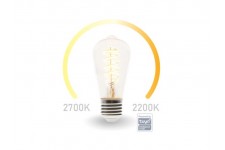SMART WIFI-LEDLAMP - WARMWIT & INTENS WARMWIT - E27 - ST64
