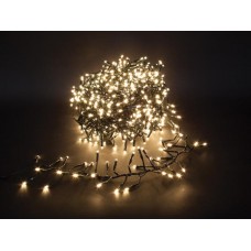 Spinlight LED - 12 m - 1020 warm witte lampen - zwarte draad - modulator - 31V