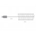 Twistlight LED - 3 m - 250 arizona witte lampen - zwart draad - 31V