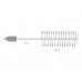Twistlight LED - 6 m - 510 warm witte lampen - zwart draad - 31V